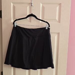 Source Unknown Black Skort